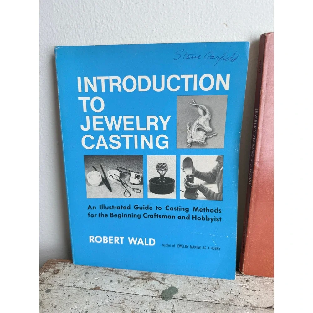 Vintage Jewelry Making Books Robert Wald Casting Hobbyist Guide Set of 2 1970s